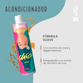 LATINA® | Acondicionador CHICA® | Crema para Peinar - Activador de Rizos | Belleza Mujer - Complementar con Tratamiento para Cabello Maltratado | Anti