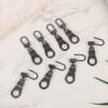 8pcs Zipper Pull Replacements, Zinc Alloy Detachable Replacement Zipper Pull