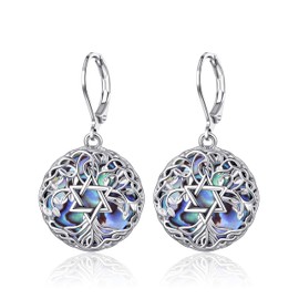 TALYKONG Star of David Earrings for Women Jewish Earrings Jewelry