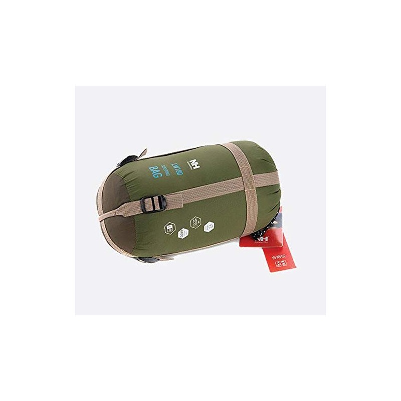 Naturehike 703212 Ultralight and Compact Cotton Sleeping Bag, Green, M/190