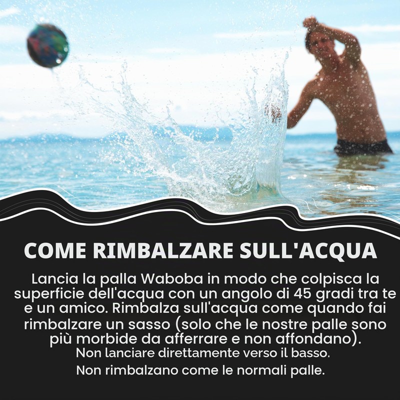 Waboba Pro – Palla ad Alte Prestazioni che Rimbalza sull’Acqua,