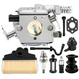 MS250 Carburetor Compatible with Stihl 021 023 025 MS210 MS230 MS250 Chainsaw Parts 1123 120 0605 Carb for WT286 with 1123 160 1650 Air Filter