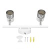 Track Light Kit 2 Heads 13.6in Length 2 Light Track