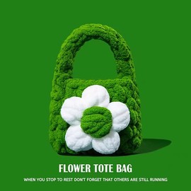 Jiarusig Storage Bag Case for Airpods pro 1st/2nd Generation, Airpods 1/2/3, Floral Knit Earphone Organizer Carrying Case Small Storage Bag Compatible with Airpods pro 1st/2nd Gen Airpods 1/2/3