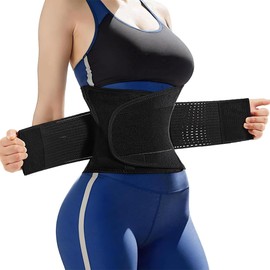 WUMZIRA Bauchgurt Nach Geburt, 3 in 1 Postpartum Gürtel für Damen Postpartum Gürtel für Damen, Bauchgurt nach Geburt Kaiserschnitt, Rückbildungsgürtel nach Geburt, Bauchgurt (Schwarz) - XXL/XXXL