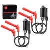 2Pcs Ignition Coil Pack and Spark Plug Cap Compatible with