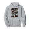 This Teacher Is Glowing Rainbow Text Pullover Hoodie