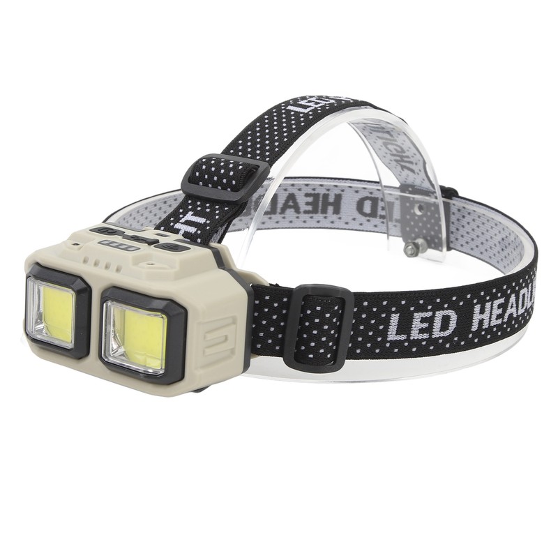Rechargeable LED Headlamp Motion Sensor USB Charging Multifunction COB Headlamp