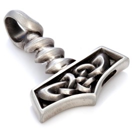 BICO 'Thor's Hammer' Pendant in a Satin Finish (E337)