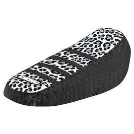 Enjoy Mfg Seat Cover - Compatible Fit for Luna Float Sur Ron Sur-Ron Light Bee MX & X E-Bike - Print top/Ribbed - #348 (Black Sides/Leopard top/Black Ribs)