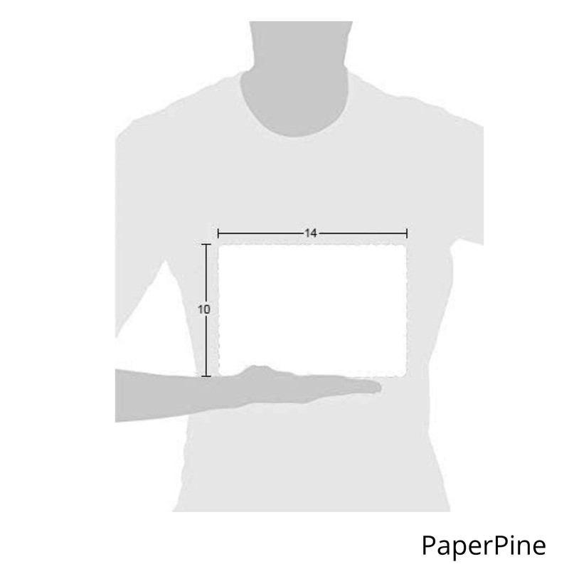 Rectangle Disposable Paper Placemat (100 Pack) - 10 x 14