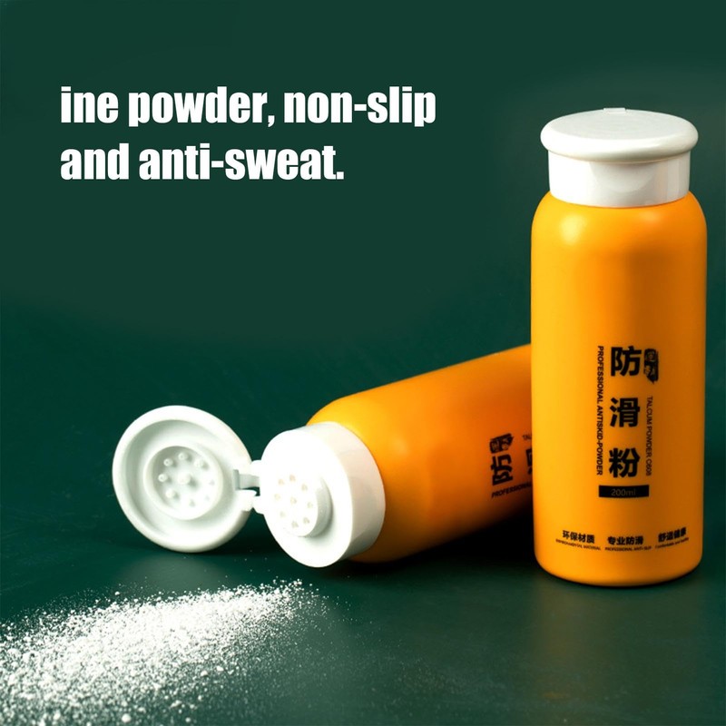 Gym Chalk, 200ml Grip Chalk Powder, Sweat-Resistant Loose Gym Chalk,