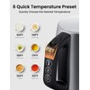 COMFEE' Stainless Steel Electric Kettle, Temperature Control with 6 Presets,
