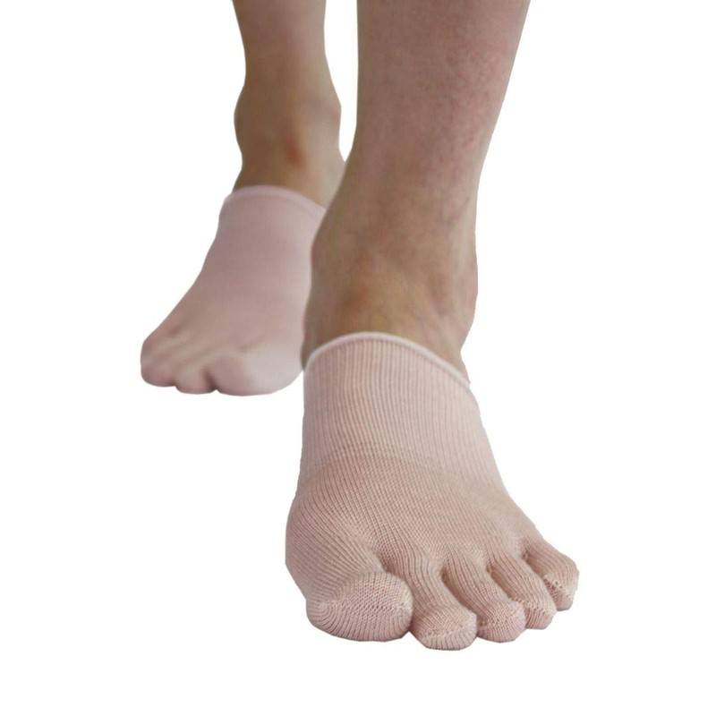 TOETOE – Essential Silk Half Toe Socks, Breathable, hygienic, invisible