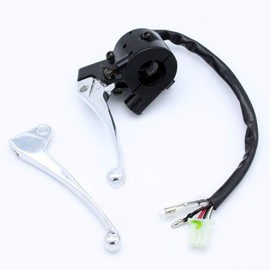 YOFMOO PW50 Throttle Housing Start Kill Switch Control Left Right Brake Lever Compatible with Yamaha PW50 PY50 Peewee Y-Zinger Pit Dirt Bike
