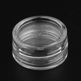 chiwanji 50x Empty Cosmetic Container Plastic Round Jar Cap - as described, 2g