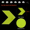 PATIKIL Reflective Stickers, 30 Pcs Safety High Visibility Reflective Sticker