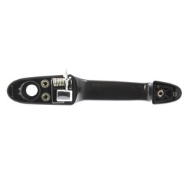 For Pontiac Solstice 2006 2007 2008 2009 Exterior Door Handle Driver and Passenger Side | Pair | Front | With Key Hole | Smooth Black | Replacement For GM1310168, GM1311168 | 15844775, 15844774