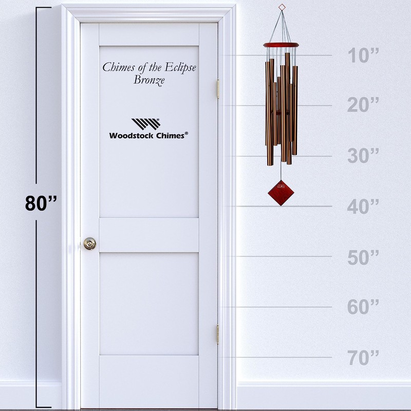 Woodstock Wind Chimes of the Eclipse Chimes for Outside, 40"