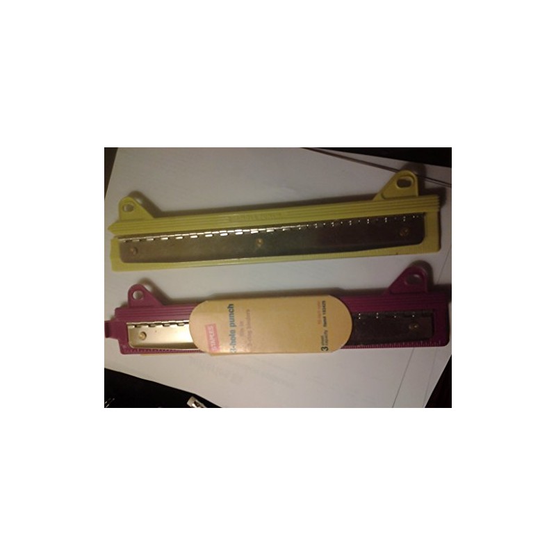 Staples 3-Hole Punch/10 Inch Ruler- for 3 Rings Binders -