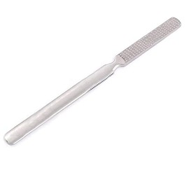 AAProTools Chiropody Foot File-Double Ended and Double Sided with 4 Deferent Grits and Long and Round Handle Grip 7" Professional Chiropody Foot File Nail Rasp Hard Dry Remover Foot Scr