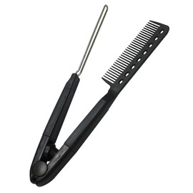 FRCOLOR 2Pcs Straightening Comb Flat Iron Comb Salon Hair Brush Combs V-shaped Straight Comb Hairdressing Styling Hair Straightener for Hair Salon Home Use