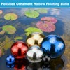 M METERXITY 1-Pack Gazing Globes 4.7 in 201 Stainless Steel,