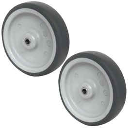 T.P.E. Flush-Mounted Wheel 125 mm Axle Apparator Roller Set of 2