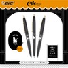 Bic Japan CLG05-CSBJ3P Ballpoint Pen, Click Gold, 0.5, Oil-based, Black,