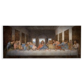 Stupell Industries Da Vinci The Last Supper Religious Classical Painting Wall Plaque, 7x17, Multicolor