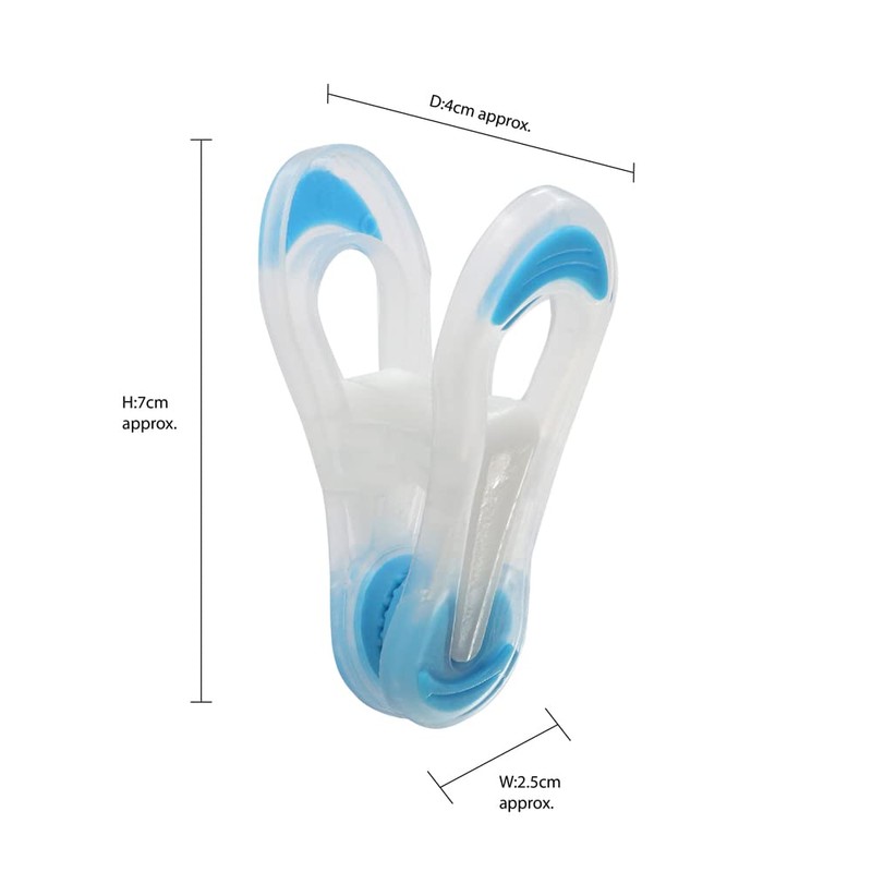 JVL Prism Soft Touch Mini Pegs, Pack of 12, Multicolor