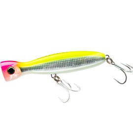 Duel F1205-HLCL 12 Hardcore Bullet Bull Popper Lure (F), Fishing Gear, Saltwater Fishing, Freshwater, Sea Bass, 5.1 inches (130 mm), Weight: 1.8 oz (50 g), Glowbelly Chart