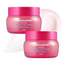 EQQUALBERRY NAD+ Crema potenciadora de péptidos doble | NAD+ 5% y 13 péptidos antienvejecimiento coreana para el cuidado de la piel y el cuerpo | Crem