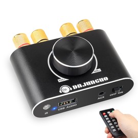 X15H Audio Amplifier 2.0 Channel 20W+20W Bluetooth Power Amp,Supports Bluetooth/USB/AUX Input