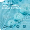 PROMEED Long-Lasting Cooling Comforter, Washable Instant Cooling Throw Blanket for