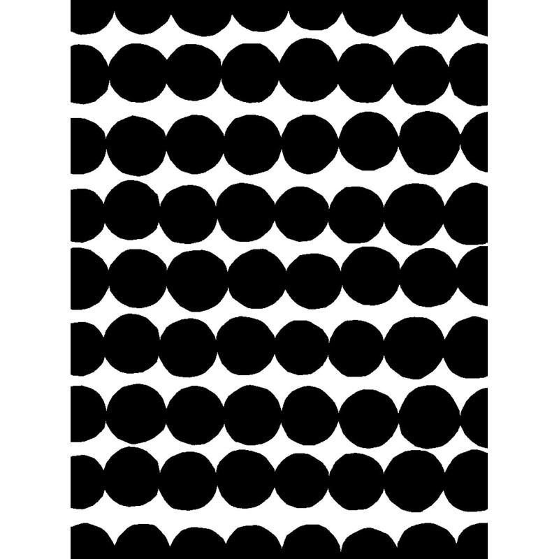 Marimekko - SIIRTOLAPUUTARHA - Teller - Steingut - weiß/schwarz -