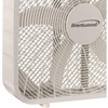 Brentwood Kool Zone Box Fan, 3-Speed 20-inch, White