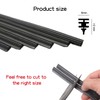 Yonput 4 Pieces Car Windshield Bracketless Wiper Rubber Filler Strip,