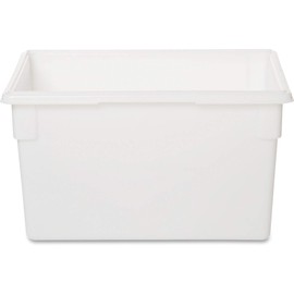 Rubbermaid Commercial Products Food Storage Box/Tote for Restaurant/Kitchen/Cafeteria, 21.5 Gallon, White (FG350100WHT)