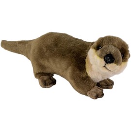 Carl Dick Otter standing 12 inches, 18 inches with tail, 30cm/45cm, Plush Toy, Soft Toy 1857