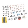 1400 Pcs Set Electronic Components Metal Film Resistor Ceramic Electrolytic