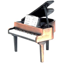 Grand Piano Die Cast Metal Collectible Pencil Sharpener