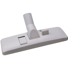 ALL PARTS ETC. 1.25' Multi Use Brush for Carpet & Wood, 10' Light Gray Floor Brush Compatible with Shop Vac, Bissell, Nutone, Eureka, Beam & other Central Vacs