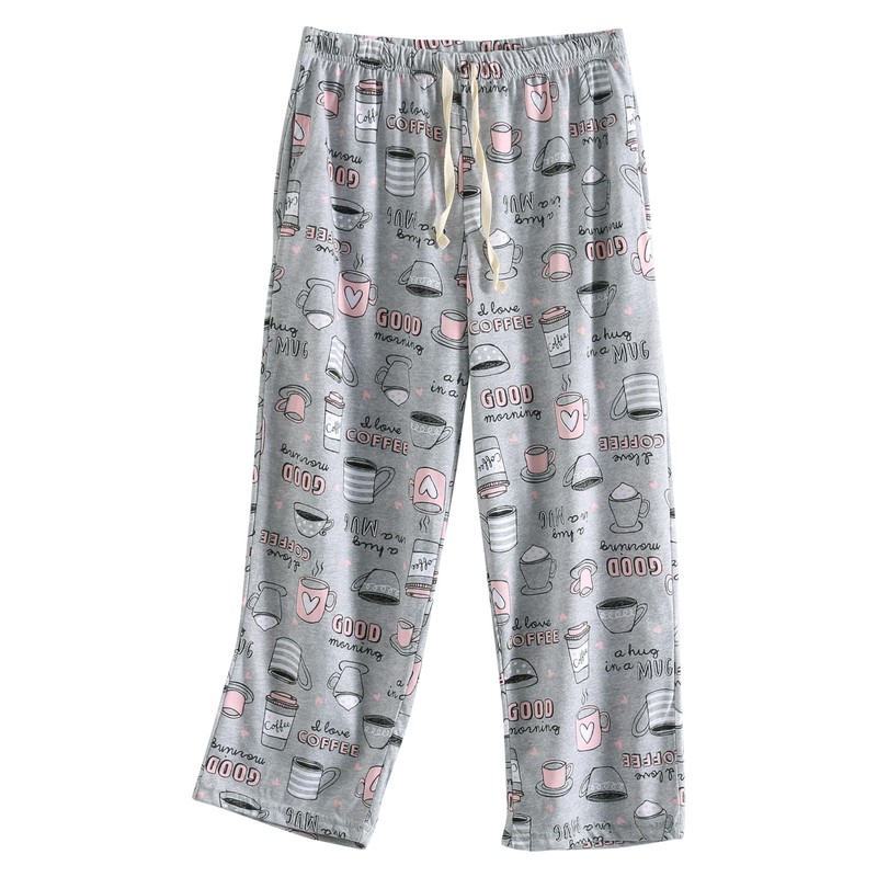 PNAEONG 3 Pack Womens Pajama Pants Cotton Capri Pajama bottoms