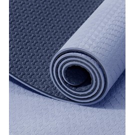 IUGA Yoga Mat Non Slip Anti-tear Pilates Mat Eco Friendly Hot Yoga Mats Thick for Workout & Exercise(72"x 24"x 6mm)