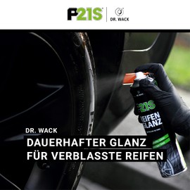 Dr. Wack P21S Tyre Shine 400 ml I Premium Car Tyre Care for All Tyres I Instant New Shine for Faded Tyres I High Quality Tyre Care - Made in Germany