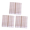 Ciieeo 3Pcs Supple Kitchen Dish Towels Organic Cotton Cleaning Cloths