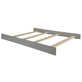 CC KITS Full-Size Conversion Kit Bed Rails for Evolur Cribs (Storm Grey/Steel Grey)