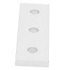 Pack of 10 Aluminium Connection Plate Flat Straight Repair Connection