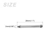 METALLIXITY Finishing Nails (2x28mm) 100pcs, Carbon Steel Hardware Nails -
